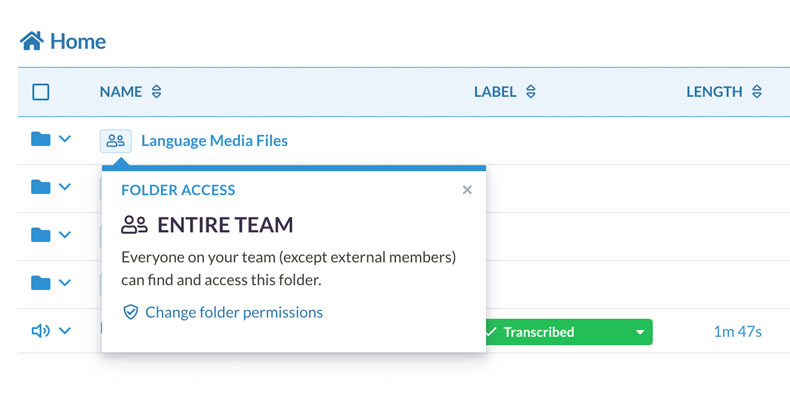 A folder that's shared with all of your team members for faster collaboration