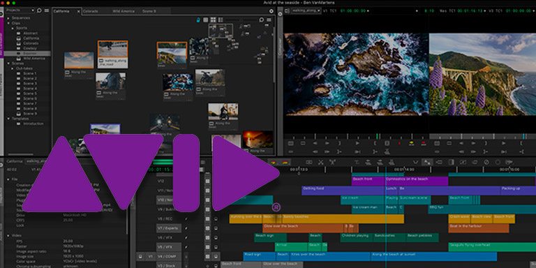 Importieren Sie automatische Untertitel und Untertitel in Avid Media Composer