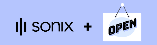 Sonix + OpenForBusiness: Automated transcription