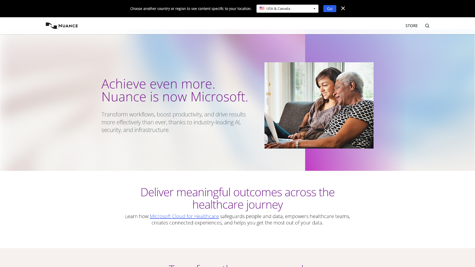 dragon medical one homepage