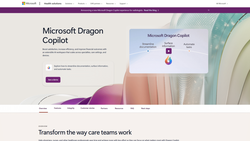Microsoft Dragon Copilot Nuance DAX