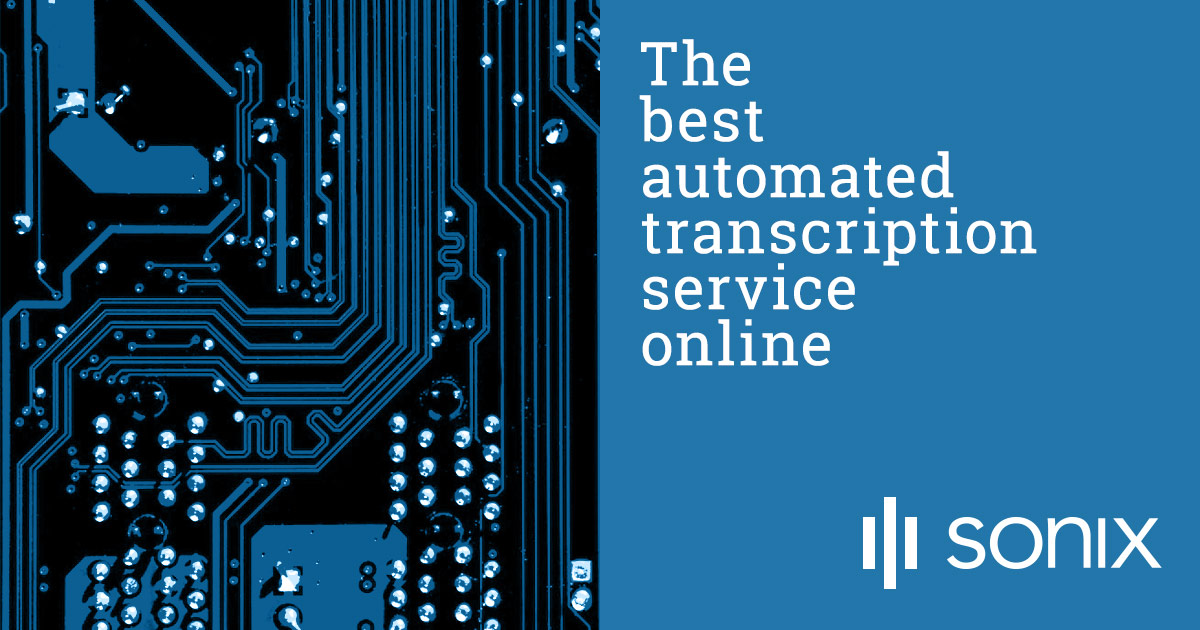Sign in - Best automated transcription service in 2022 | Sonix