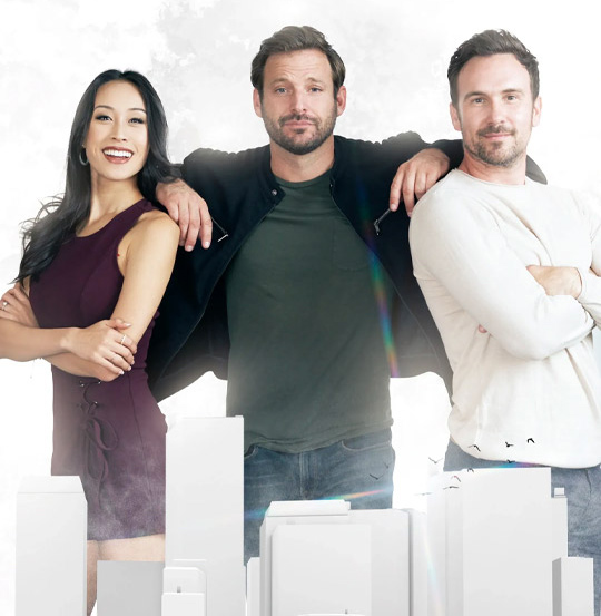 Making It Media production team reviewing transcripts and preparing soundbites for broadcast