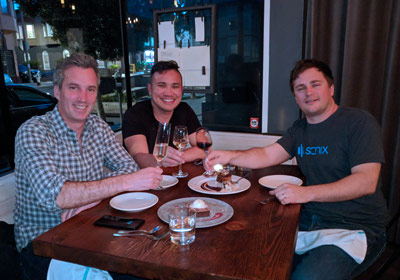 Sonix team dinner