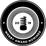 Webby Award 2019 ノミネートバッジ