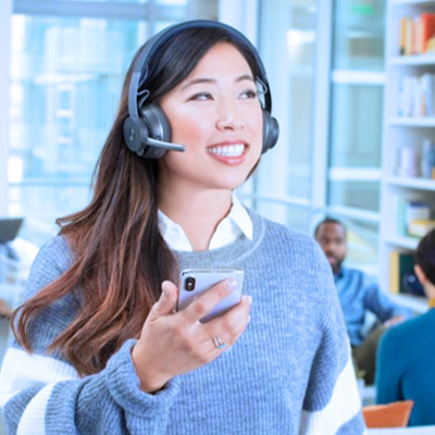 Let our support team help you with all of your automated transcription questions. Pictured: Christine Lee